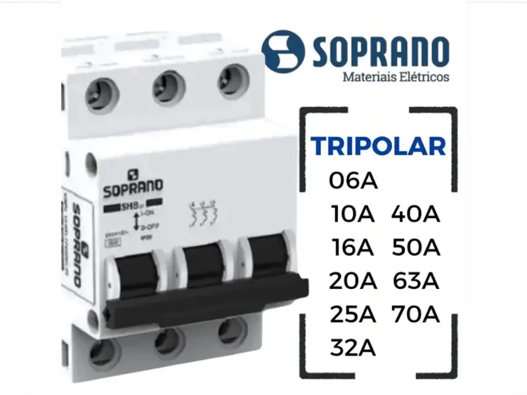 Disjuntor Tripolar